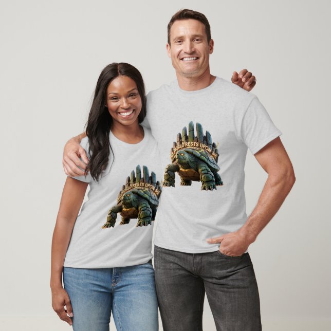 The World Rests Upon Me Turtle T-Shirt (Unisex)