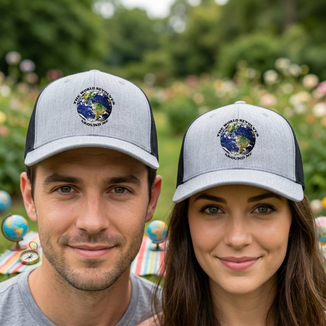 The World Revolves Around Me Panel Retro Hat (The World Revolves Around Me Panel Retro Hat)