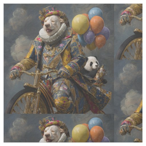 The World Seen with Friends Fabric