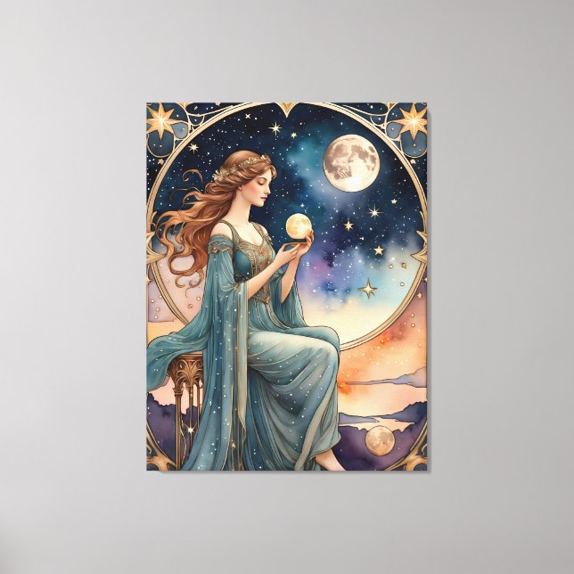 the world - tarot  canvas print (Front)