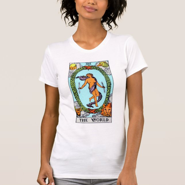 The World Tarot Card T-Shirt (Front)