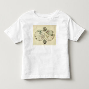 The World with continental boundaries Toddler T-shirt