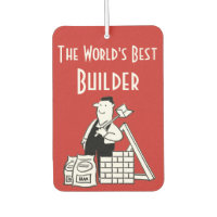 The World's Best Builder Air Freshener