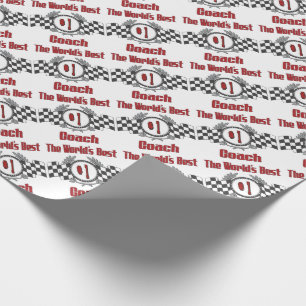 The World's Best Coach - Number One Wrapping Paper