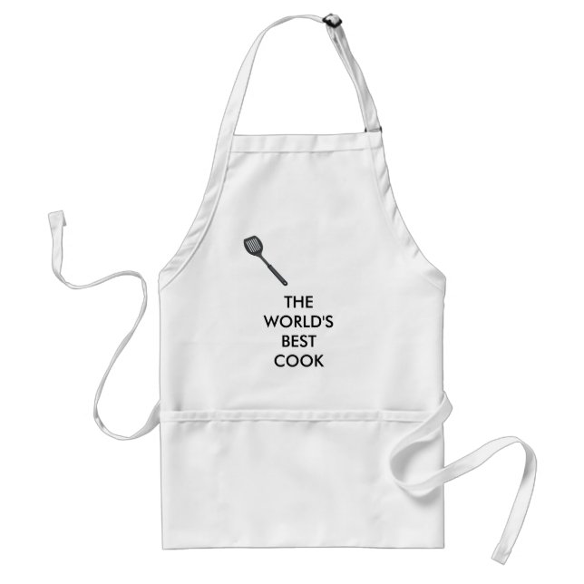 The world's best cook adult apron (Front)
