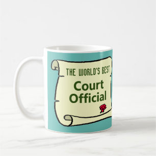 The World's Best Court Official. Coffee Mug