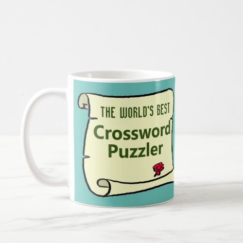 The Worlds Best Crossword Puzzler Coffee Mug