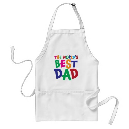 The Worlds Best Dad on Apron