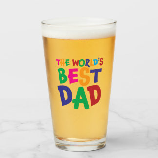The World's Best Dad on Glass Mug