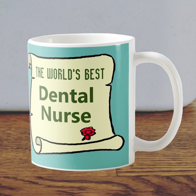 The World's Best Dental Nurse. Coffee Mug (Creator Uploaded)