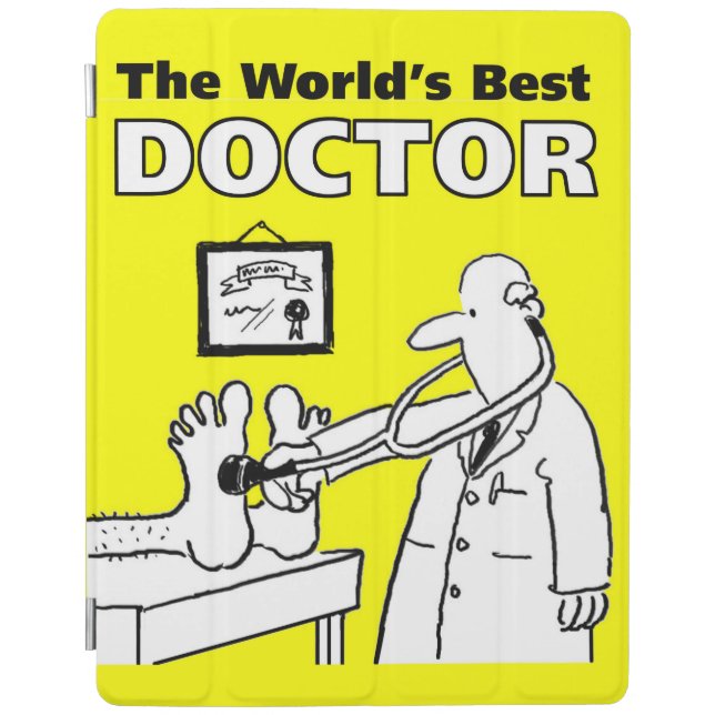 The World's Best Doctor iPad Smart Cover (Front)
