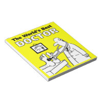 The World's Best Doctor Notepad