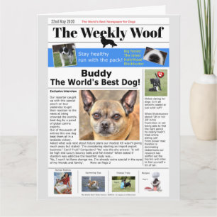 The World's Best Dog Birthday Card