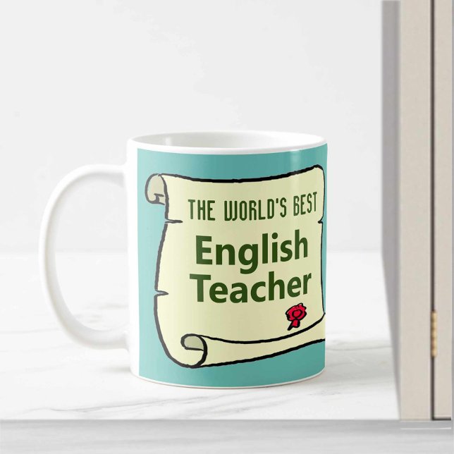 The World's Best English Teacher. Coffee Mug (Creator Uploaded)