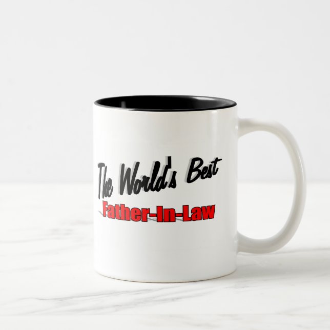The World's Best Father-In-Law Two-Tone Coffee Mug (Right)
