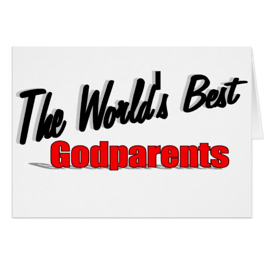 The World's Best Godparents (Front Horizontal)