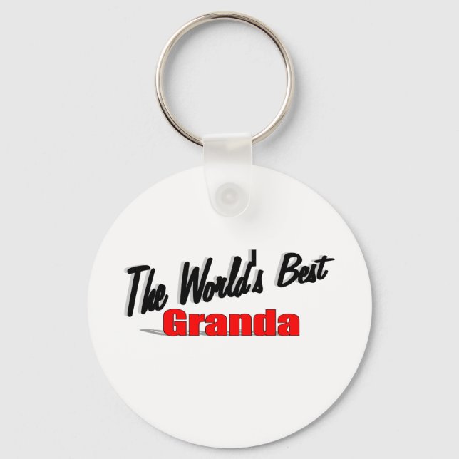 The World's Best Granda Keychain (Front)
