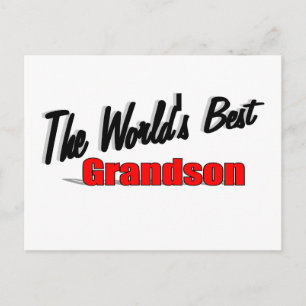 The World's Best Grandson Postcard