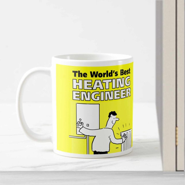 The World's Best Heating Engineer Coffee Mug (Creator Uploaded)