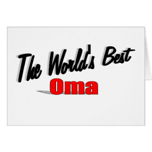 The World's Best Oma Cards