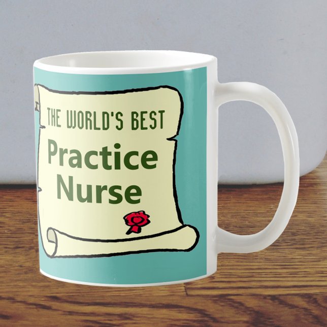 The World's Best Practice Nurse. Coffee Mug (Creator Uploaded)