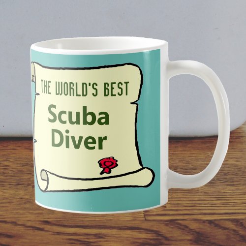 The Worlds Best Scuba Diver Coffee Mug