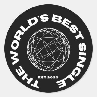 The worlds best single Sticker