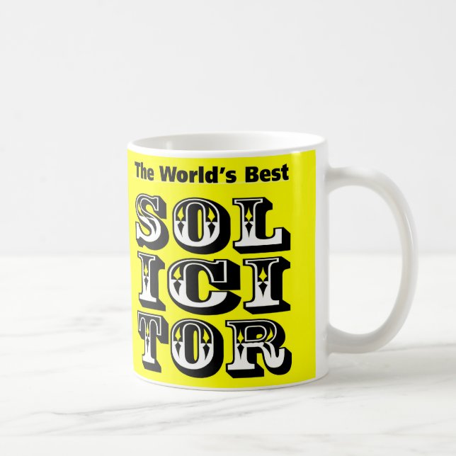 The World's Best Solicitor Coffee Mug (Right)