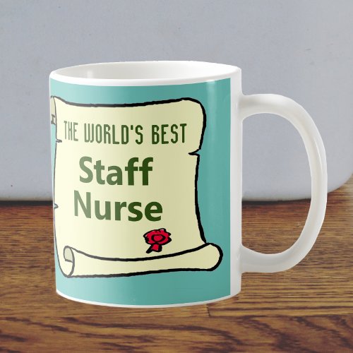 The Worlds Best Staff Nurse Coffee Mug