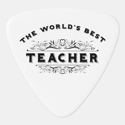 The Worlds Best Teacher Guitar Pick