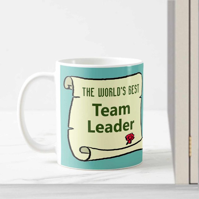 The World's Best Team Leader. Coffee Mug (Creator Uploaded)