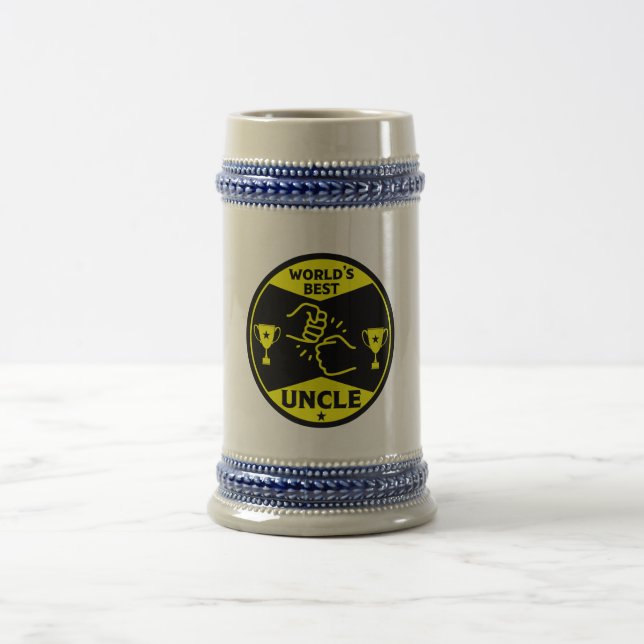 The worlds Best Uncle Beer Stein (Center)