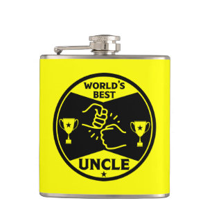 The worlds Best Uncle Flask