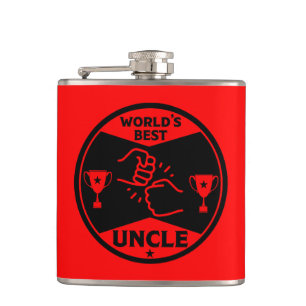 The worlds Best Uncle Flask