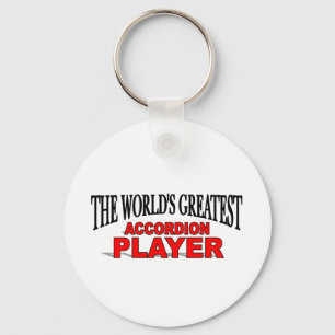The World's Greatest Accordion Player Keychain