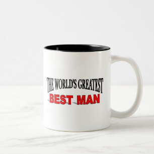 The World's Greatest Best Man Two-Tone Coffee Mug