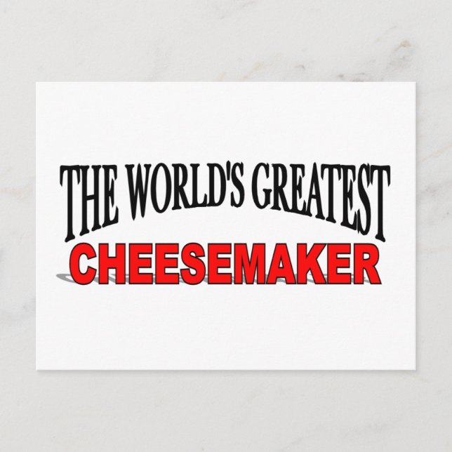 The World's Greatest Cheesemaker Postcard (Front)