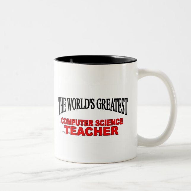 The World's Greatest Computer Science Teacher Two-Tone Coffee Mug (Right)