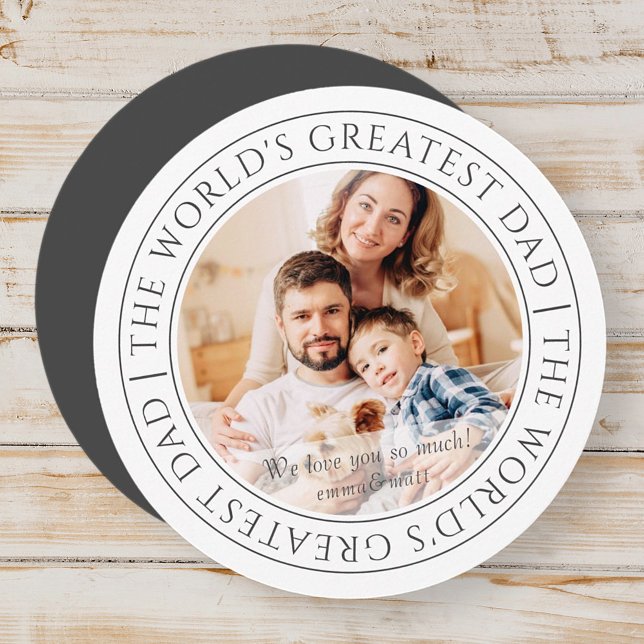 The World's Greatest Dad Modern Classic Photo (Creator Uploaded)