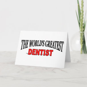 The World's Greatest Dentist Card