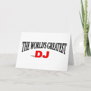 The World's Greatest DJ Card