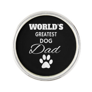 The World's Greatest DOG Dad T Shirt, Love my Dog Lapel Pin