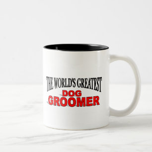 The World's Greatest Dog Groomer Two-Tone Coffee Mug