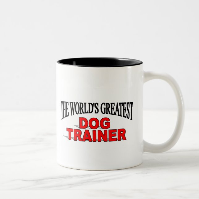The World's Greatest Dog Trainer Two-Tone Coffee Mug (Right)
