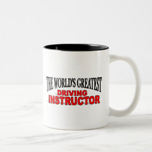 The World's Greatest Driving Instructor Two-Tone Coffee Mug