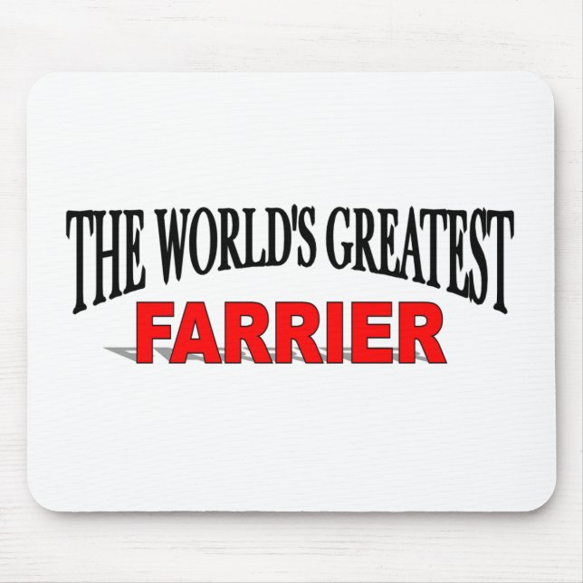 The World's Greatest Farrier Mouse Pad (Front)