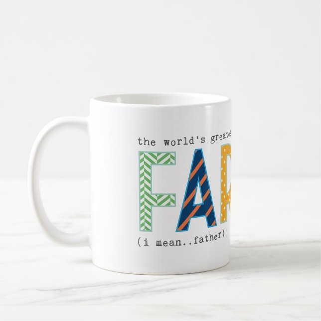 The Worlds Greatest Farter (Father's Day) Coffee Mug (Left)