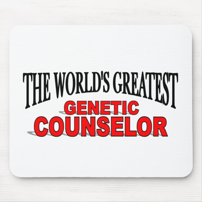 The World's Greatest Genetic Counselor Mouse Pad (Front)