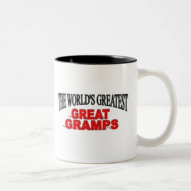 The World's Greatest Great Gramps Two-Tone Coffee Mug (Right)