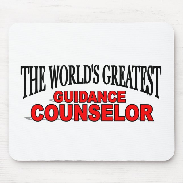 The World's Greatest Guidance Counselor Mouse Pad (Front)